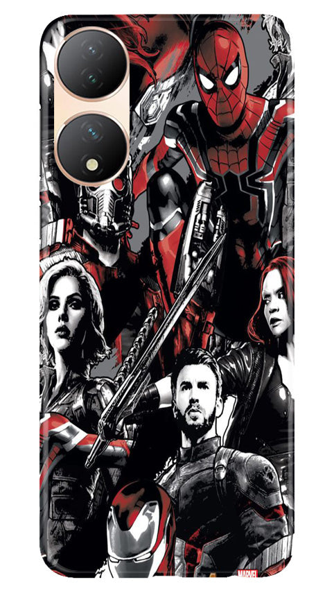 Avengers Mobile Back Case for Vivo Y100 5G (Design - 159) Avengers Case for Vivo Y100 5G (Design - 159)