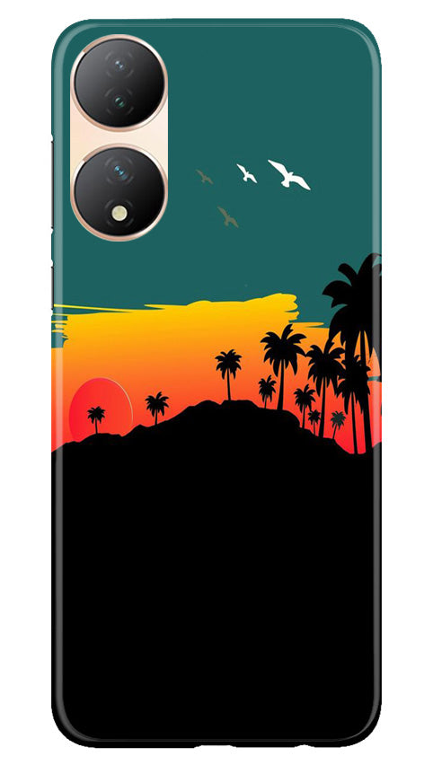 Sky Trees Mobile Back Case for Vivo Y100 5G (Design - 160) Sky Trees Case for Vivo Y100 5G (Design - 160)
