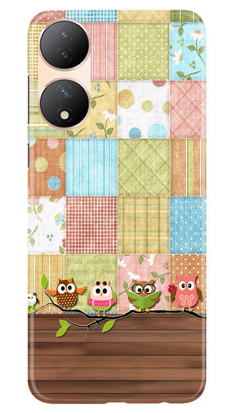 Owls Mobile Back Case for Vivo Y100 5G (Design - 171) Owls Case for Vivo Y100 5G (Design - 171)