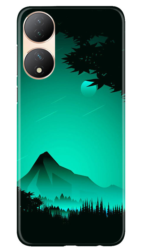 Moon Mountain Mobile Back Case for Vivo T2 5G (Design - 173) Moon Mountain Case for Vivo T2 5G (Design - 173)