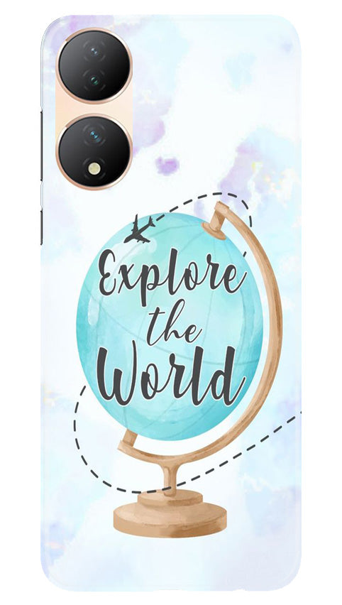 Explore the World Mobile Back Case for Vivo Y100 5G (Design - 176) Explore the World Case for Vivo Y100 5G (Design No. 176)
