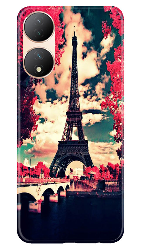 Eiffel Tower Mobile Back Case for Vivo T2 5G (Design - 181) Eiffel Tower Case for Vivo T2 5G (Design No. 181)