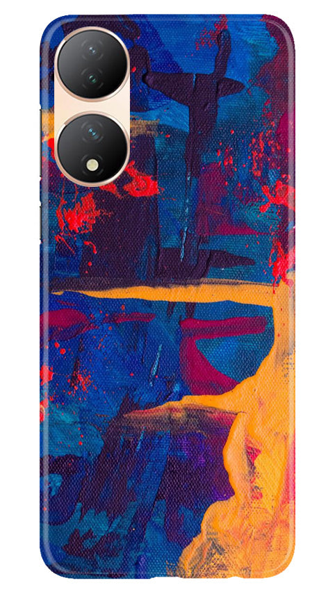Modern Art Mobile Back Case for Vivo Y100 5G (Design - 207) Modern Art Case for Vivo Y100 5G (Design No. 207)