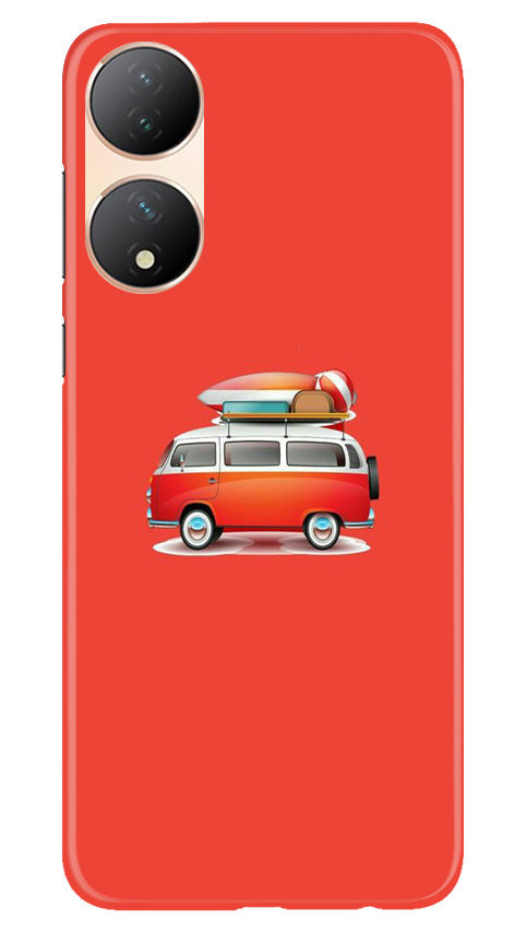 Travel Bus Mobile Back Case for Vivo Y100 5G (Design - 227) Travel Bus Case for Vivo Y100 5G (Design No. 227)