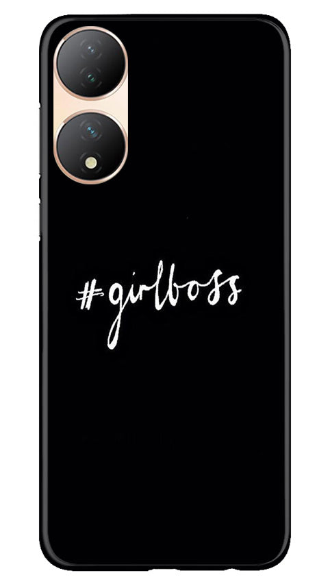 #GirlBoss Mobile Back Case for Vivo T2 5G (Design - 235) #GirlBoss Case for Vivo T2 5G (Design No. 235)