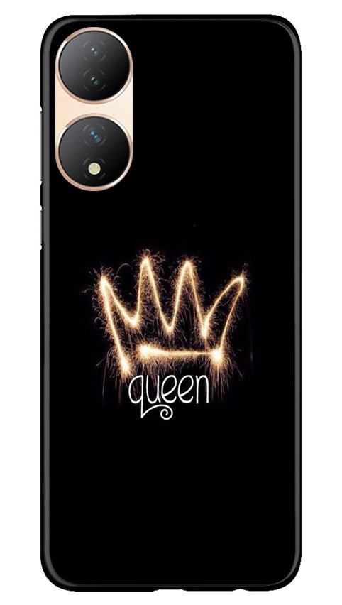 Queen Mobile Back Case for Vivo T2 5G (Design - 239) Queen Case for Vivo T2 5G (Design No. 239)