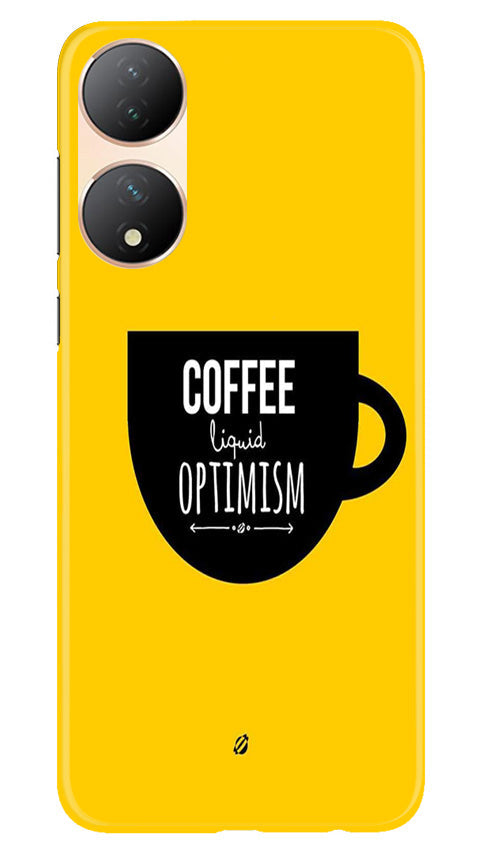 Coffee Optimism Mobile Back Case for Vivo T2 5G (Design - 313) Coffee Optimism Mobile Back Case for Vivo T2 5G (Design - 313)