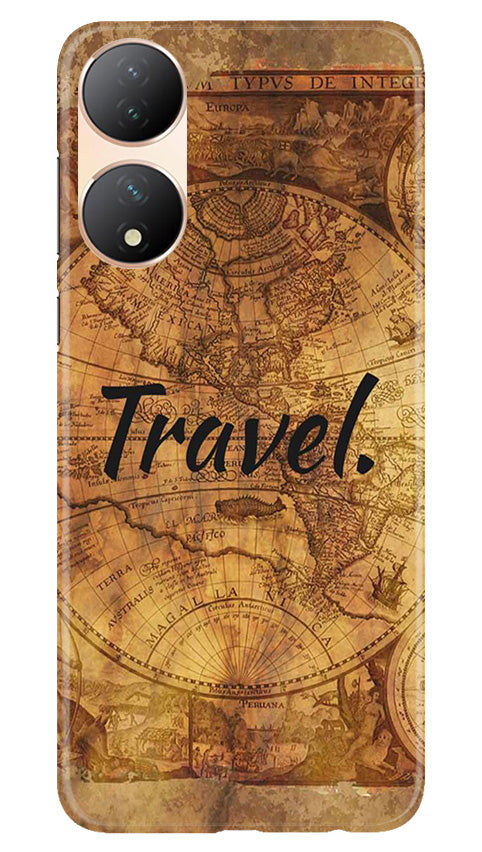 Travel Mobile Back Case for Vivo Y100 5G (Design - 334) Travel Mobile Back Case for Vivo Y100 5G (Design - 334)