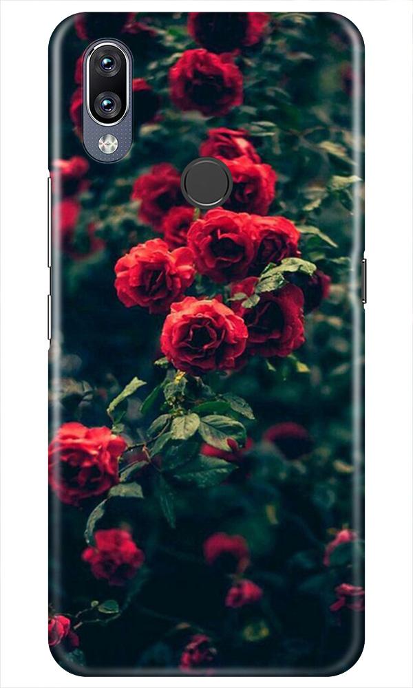 Red Rose Mobile Back Case for Vivo Y11 (Design - 66) Red Rose Case for Vivo Y11