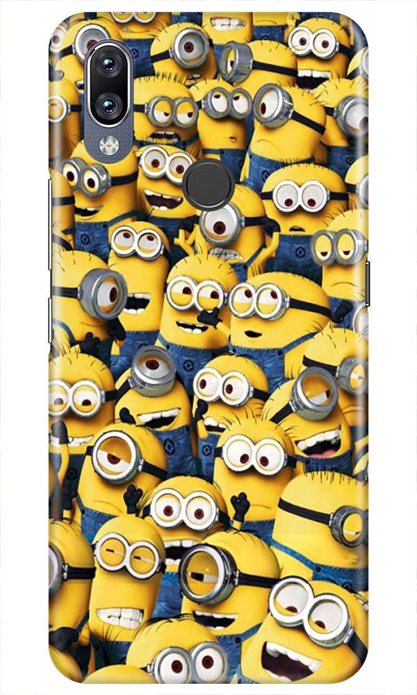 Minions Mobile Back Case for Vivo Y11 (Design - 126) Minions Case for Vivo Y11 (Design - 126)