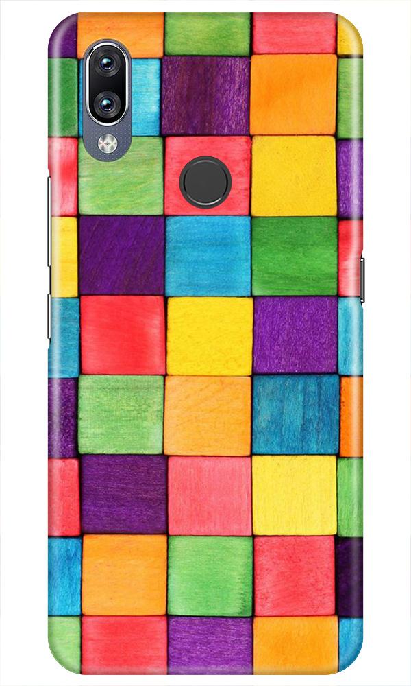 Colorful Square Mobile Back Case for Vivo Y11 (Design - 218) Colorful Square Case for Vivo Y11 (Design No. 218)