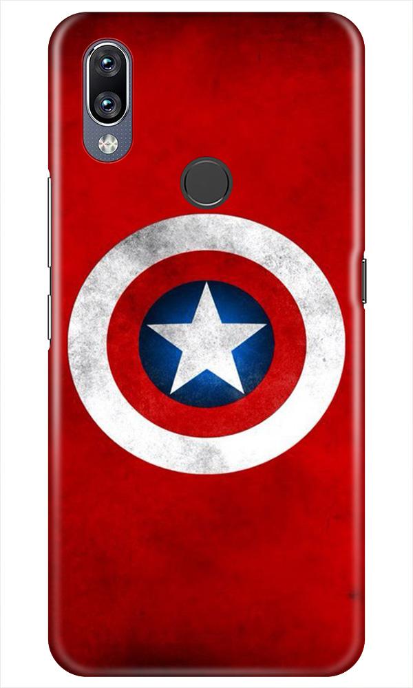 Captain America Mobile Back Case for Vivo Y11 (Design - 249) Captain America Case for Vivo Y11 (Design No. 249)