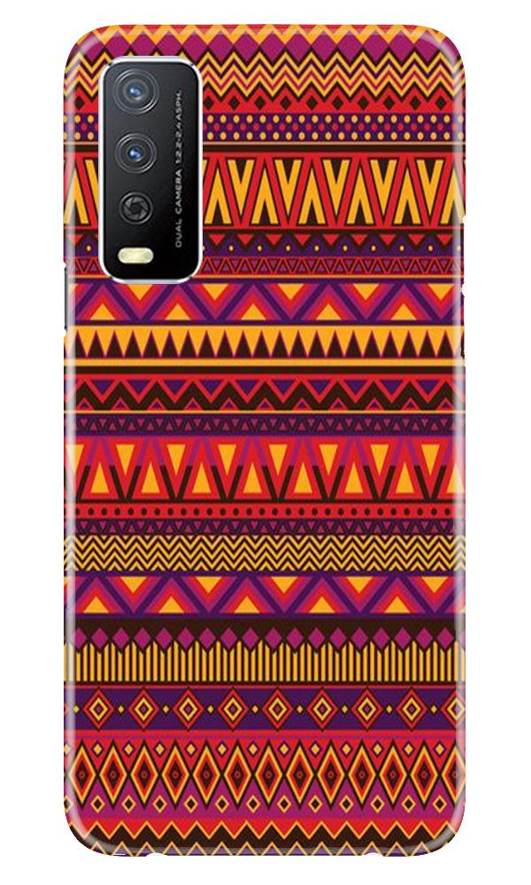 Zigzag line pattern2 Mobile Back Case for Vivo Y12s (Design - 10) Zigzag line pattern2 Case for Vivo Y12s