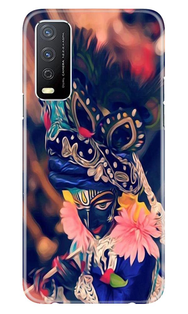 Lord Krishna Mobile Back Case for Vivo Y12s (Design - 16) Lord Krishna Case for Vivo Y12s