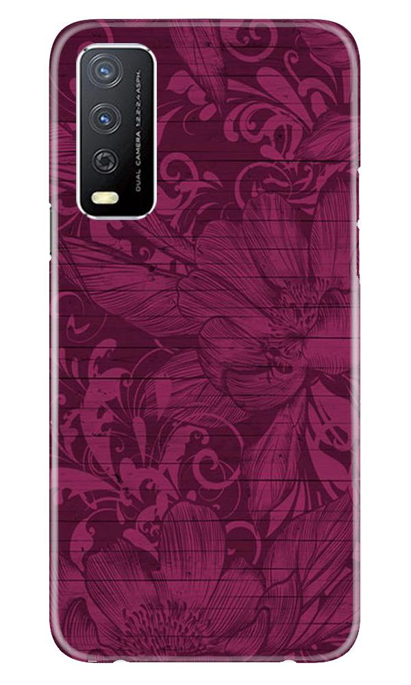 Purple Backround Mobile Back Case for Vivo Y12s (Design - 22) Purple Backround Case for Vivo Y12s