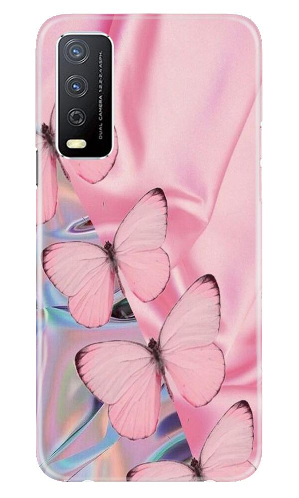 Butterflies Mobile Back Case for Vivo Y12s (Design - 26) Butterflies Case for Vivo Y12s