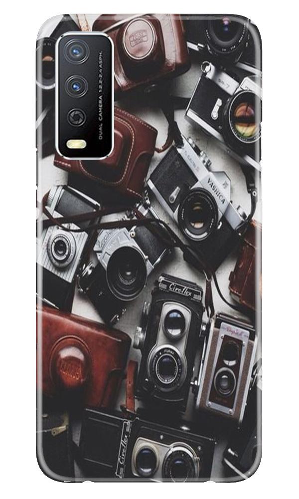 Cameras Mobile Back Case for Vivo Y12s (Design - 57) Cameras Case for Vivo Y12s
