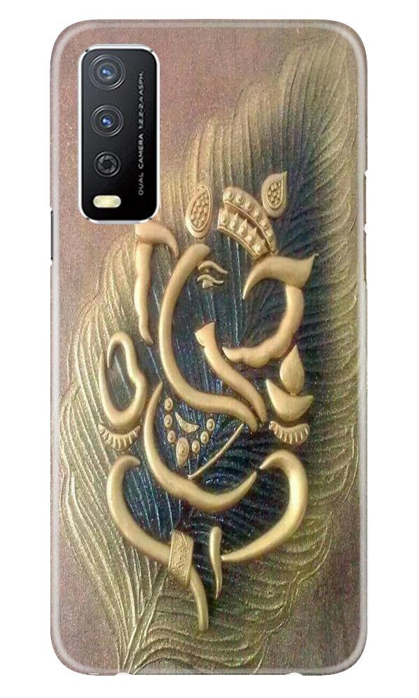 Lord Ganesha Mobile Back Case for Vivo Y12s (Design - 100) Lord Ganesha Case for Vivo Y12s