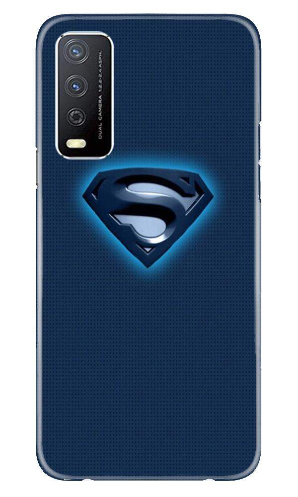 Superman Superhero Mobile Back Case for Vivo Y12s (Design - 117) Superman Superhero Case for Vivo Y12s (Design - 117)