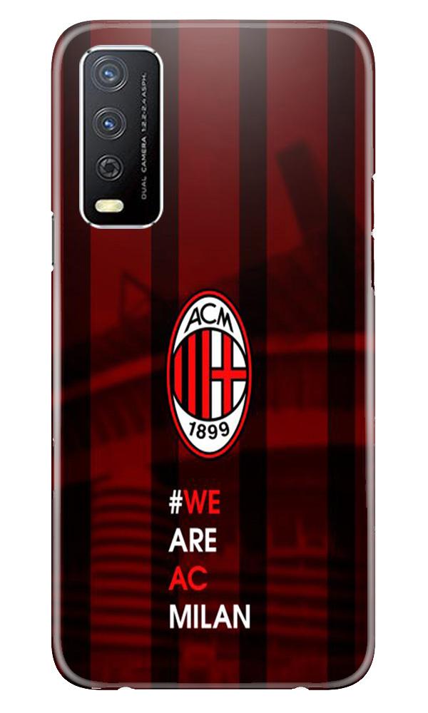 AC Milan Mobile Back Case for Vivo Y12s (Design - 155) AC Milan Case for Vivo Y12s (Design - 155)
