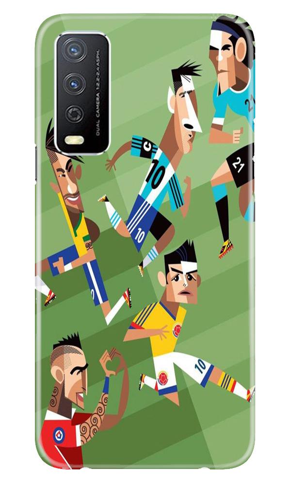 Football Mobile Back Case for Vivo Y12s (Design - 166) Football Case for Vivo Y12s (Design - 166)