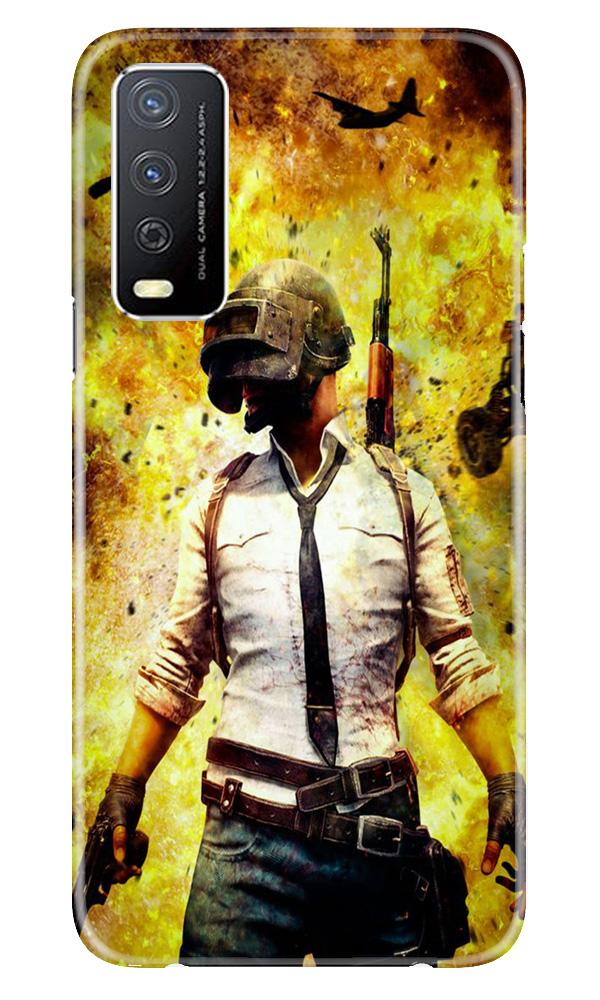 Pubg Mobile Back Case for Vivo Y12s (Design - 180) Pubg Case for Vivo Y12s (Design - 180)