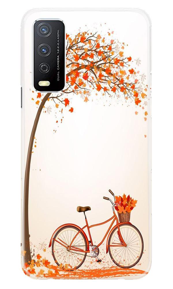 Bicycle Mobile Back Case for Vivo Y12s (Design - 192) Bicycle Case for Vivo Y12s (Design - 192)