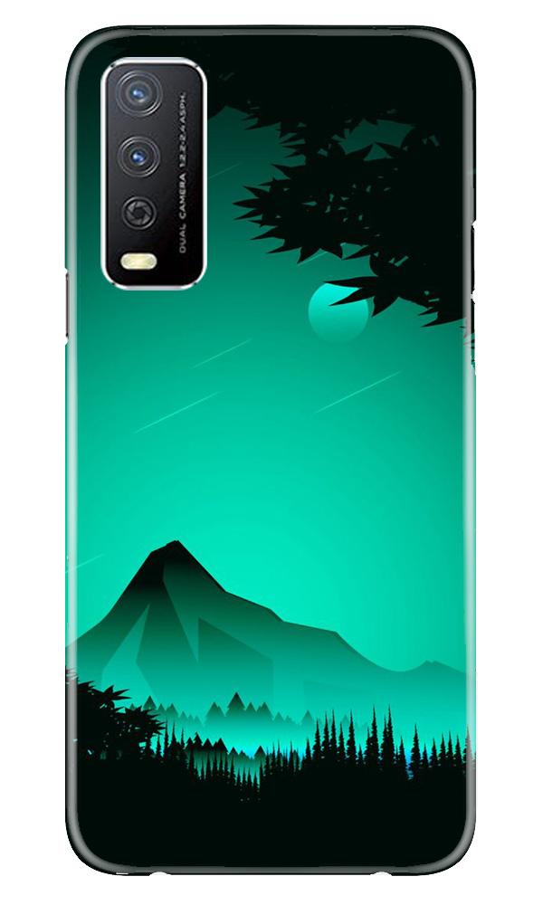 Moon Mountain Mobile Back Case for Vivo Y12s (Design - 204) Moon Mountain Case for Vivo Y12s (Design - 204)