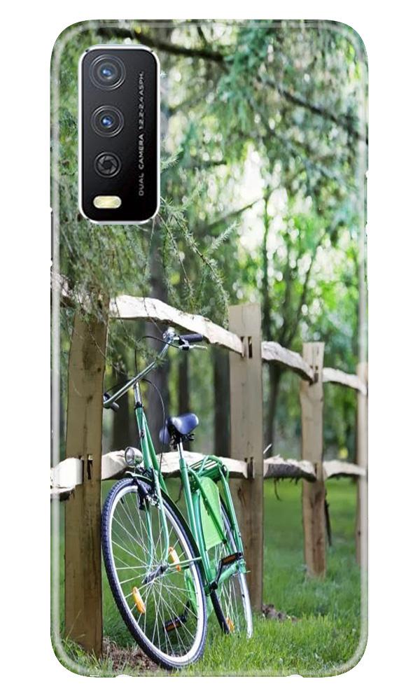 Bicycle Mobile Back Case for Vivo Y12s (Design - 208) Bicycle Case for Vivo Y12s (Design No. 208)
