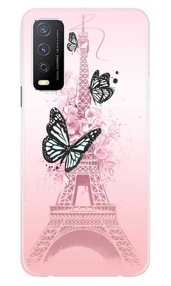 Eiffel Tower Case for Vivo Y12s (Design No. 211)