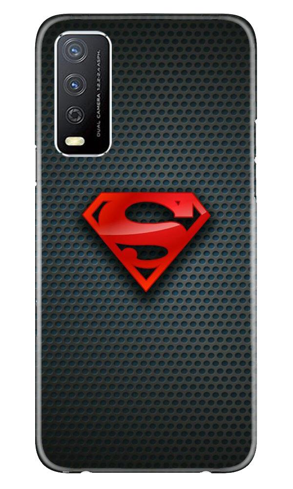 Superman Mobile Back Case for Vivo Y12s (Design - 247) Superman Case for Vivo Y12s (Design No. 247)