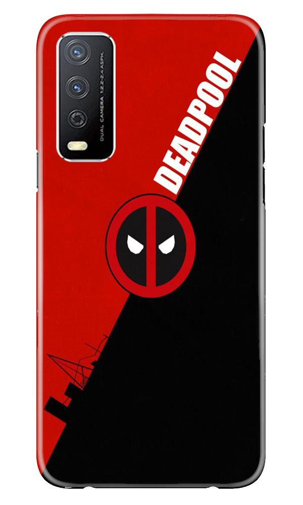 Deadpool Mobile Back Case for Vivo Y12s (Design - 248) Deadpool Case for Vivo Y12s (Design No. 248)