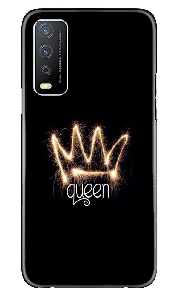 Queen Mobile Back Case for Vivo Y12s (Design - 270) Queen Case for Vivo Y12s (Design No. 270)
