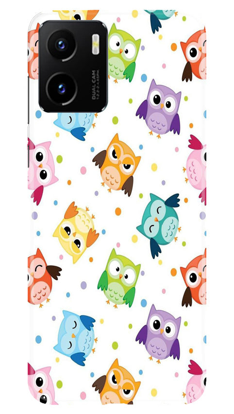 Owl Baground Pattern shore Mobile Back Case for Vivo Y15C (Design - 13) Owl Baground Pattern shore Case for Vivo Y15C