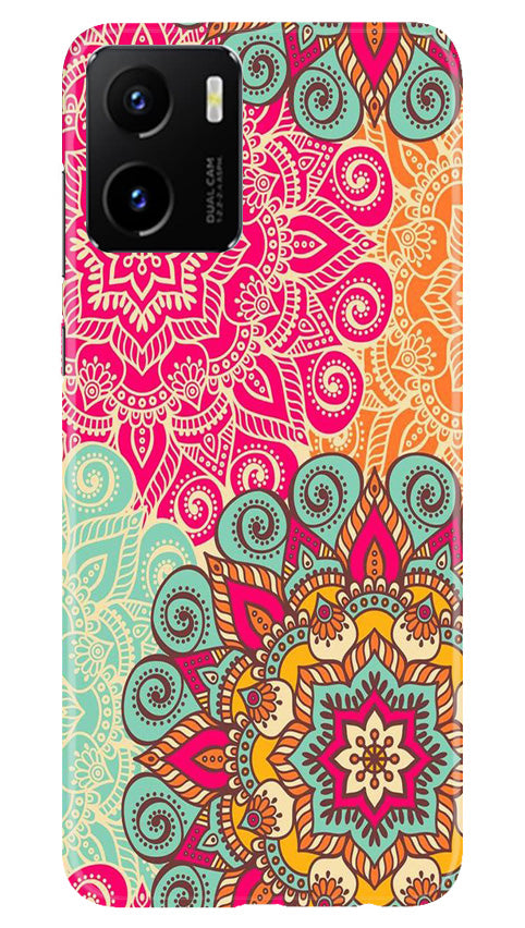 Rangoli art2 Mobile Back Case for Vivo Y15C (Design - 29) Rangoli art2 Case for Vivo Y15C