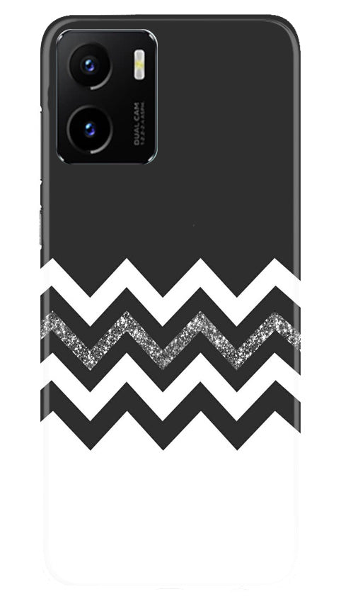 Black white Pattern2Mobile Back Case for Vivo Y15C (Design - 83) Black white Pattern2Case for Vivo Y15C