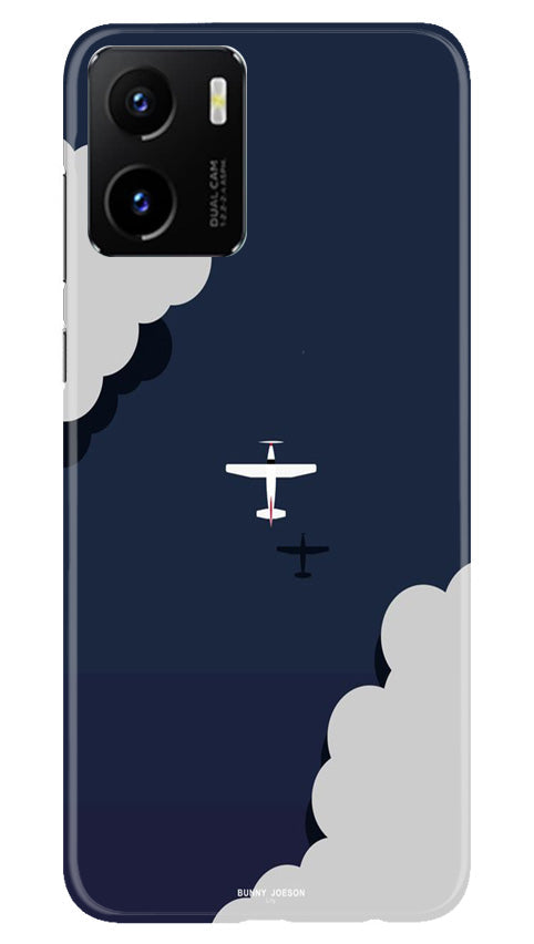 Clouds Plane Mobile Back Case for Vivo Y15C (Design - 165) Clouds Plane Case for Vivo Y15C (Design - 165)