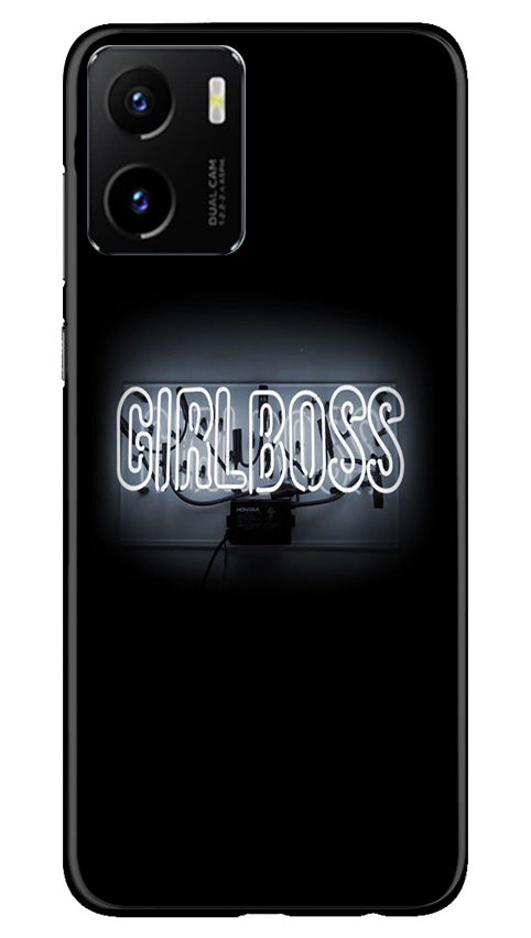 Girl Boss Black Mobile Back Case for Vivo Y15C (Design - 237) Girl Boss Black Case for Vivo Y15C (Design No. 237)
