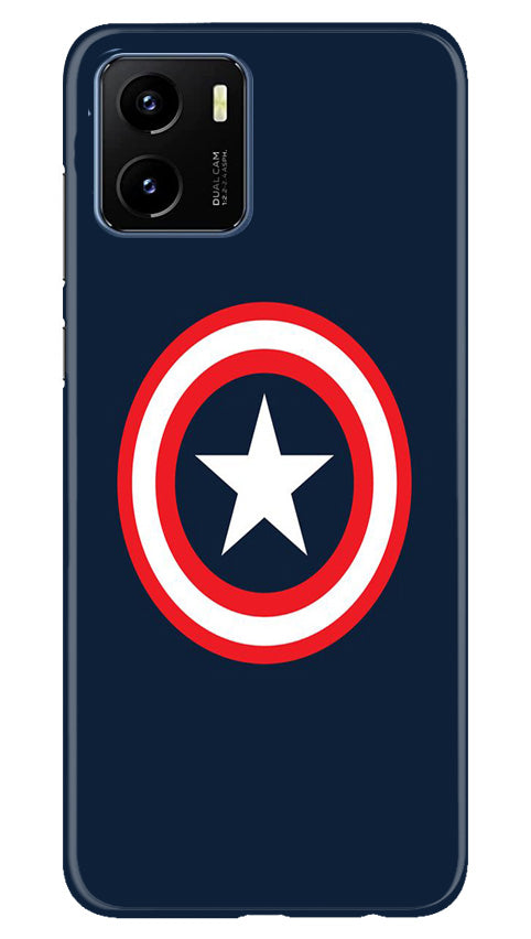 Captain America Mobile Back Case for Vivo Y15s (Design - 42) Captain America Case for Vivo Y15s