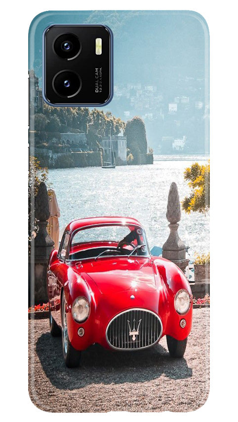 Vintage Car Mobile Back Case for Vivo Y15s (Design - 51) Vintage Car Case for Vivo Y15s
