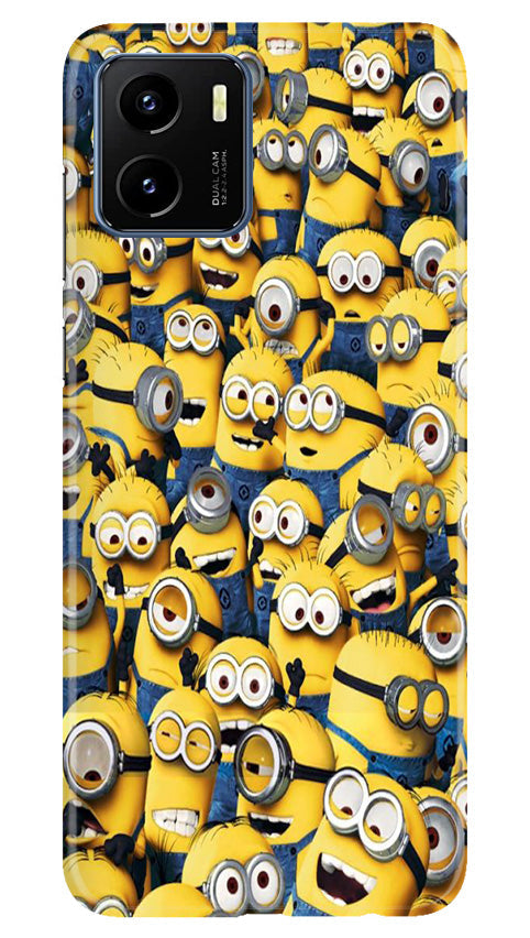 Minions Mobile Back Case for Vivo Y15s (Design - 126) Minions Case for Vivo Y15s (Design - 126)
