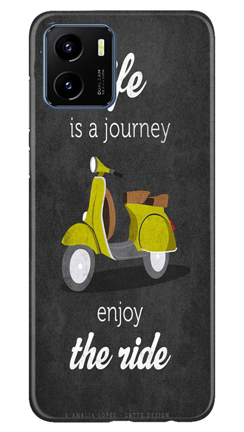 Vintage Scooter Mobile Back Case for Vivo Y15s (Design - 229) Vintage Scooter Case for Vivo Y15s (Design No. 229)