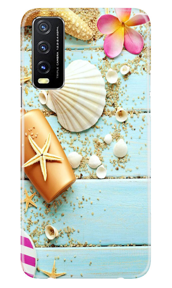 Sea Shells Mobile Back Case for Vivo Y20T (Design - 63) Sea Shells Case for Vivo Y20T