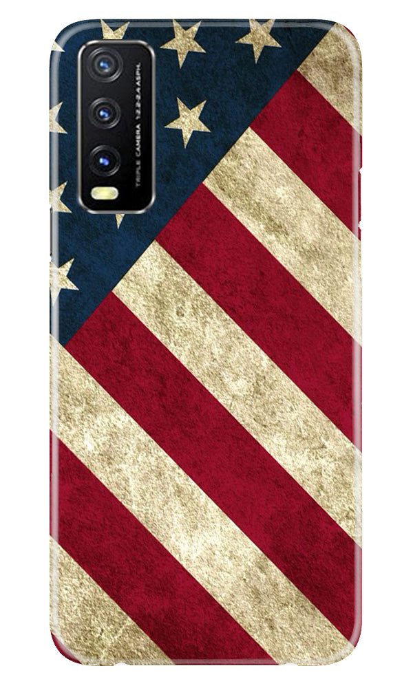 America Mobile Back Case for Vivo Y20A (Design - 79) America Case for Vivo Y20A