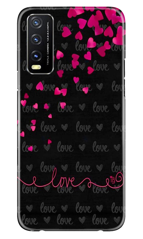 Love in Air Mobile Back Case for Vivo Y20T (Design - 89) Love in Air Case for Vivo Y20T
