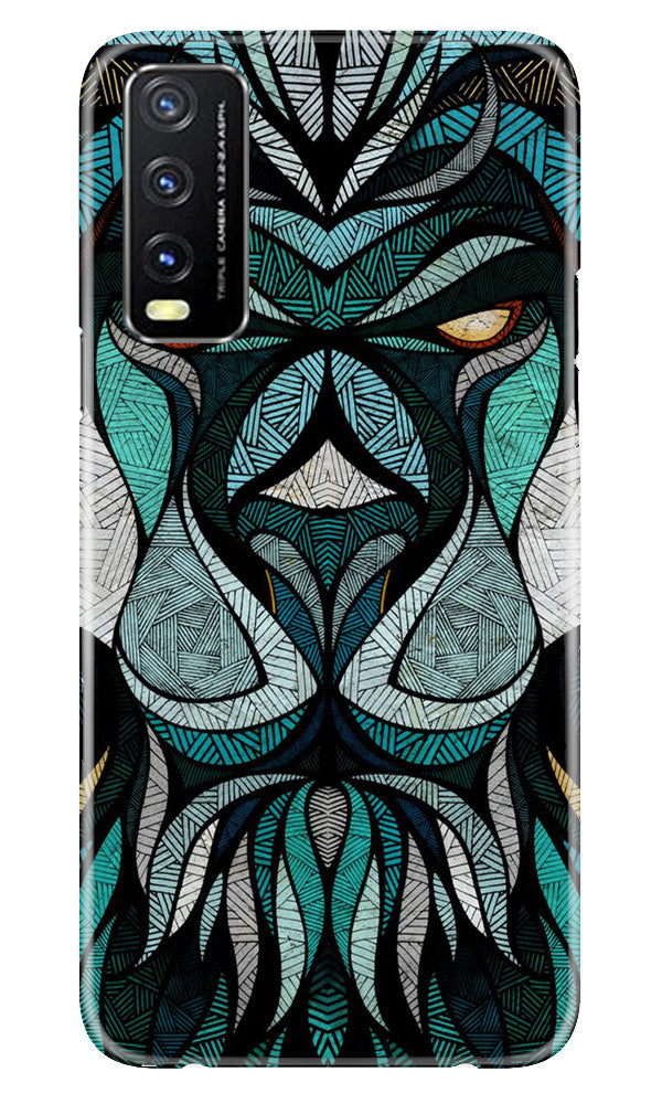 Lion Mobile Back Case for Vivo Y20A (Design - 97) Lion Case for Vivo Y20A