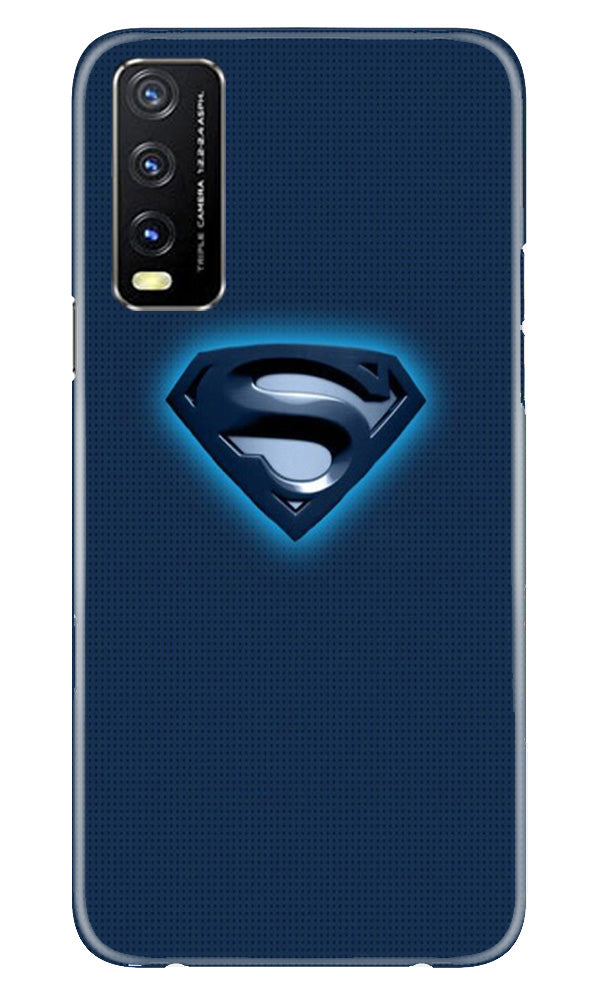 Superman Superhero Mobile Back Case for Vivo Y20T (Design - 117) Superman Superhero Case for Vivo Y20T (Design - 117)