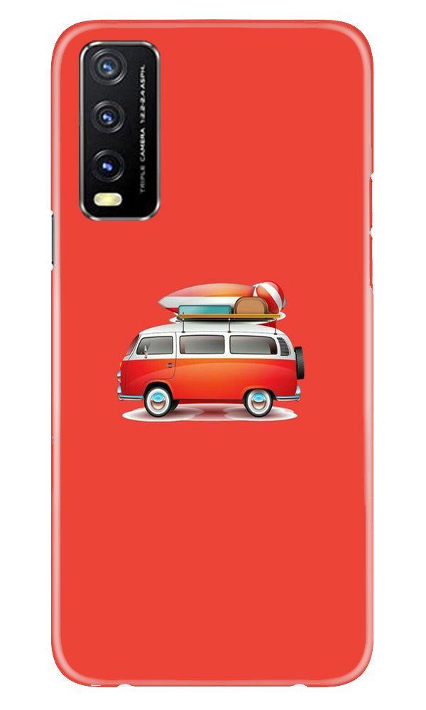 Travel Bus Mobile Back Case for Vivo Y20A (Design - 227) Travel Bus Case for Vivo Y20A (Design No. 227)