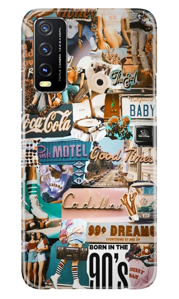 Vintage Design Mobile Back Case for Vivo Y20A (Design - 253) Vintage Design Case for Vivo Y20A (Design No. 253)