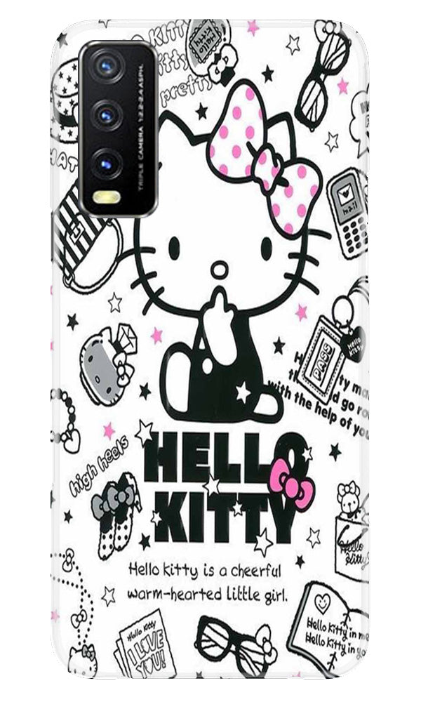 Hello Kitty Mobile Back Case for Vivo Y20A (Design - 320) Hello Kitty Mobile Back Case for Vivo Y20A (Design - 320)